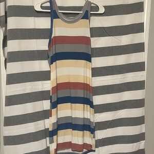 Striped Sleeveless Dress